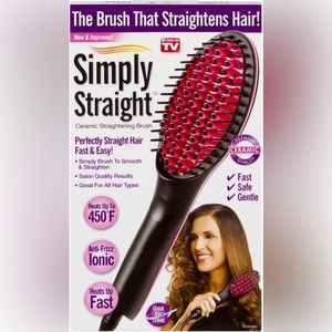 Simply Straight hair brush style straightener.